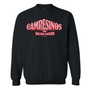 Campesinos Black Word Mark Crew Neck