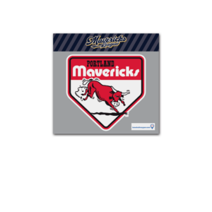 Portland Mavericks Logo Sticker