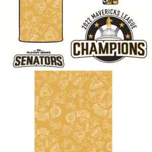 Official Mavericks League Championship Shirt - Salem Senators with Name and # on back
